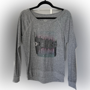 Grey Long Sleeve Sweater Size S‎